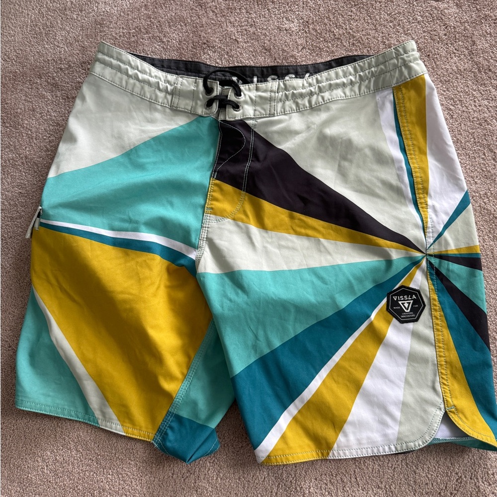 Vissla Men's Multicolor Swim Shorts